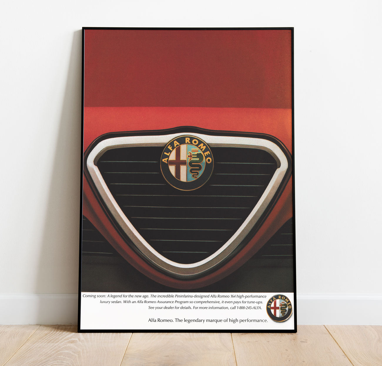 Alfa Romeo Ad Vintage Poster