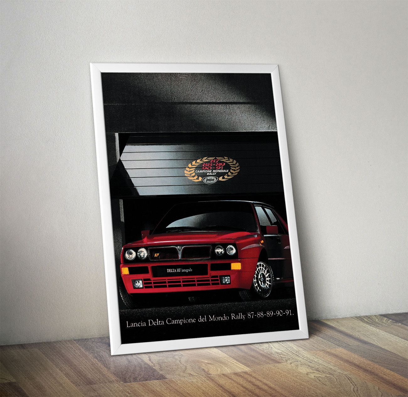 Lancia Delta Integrale EVO 2 Vintage Poster