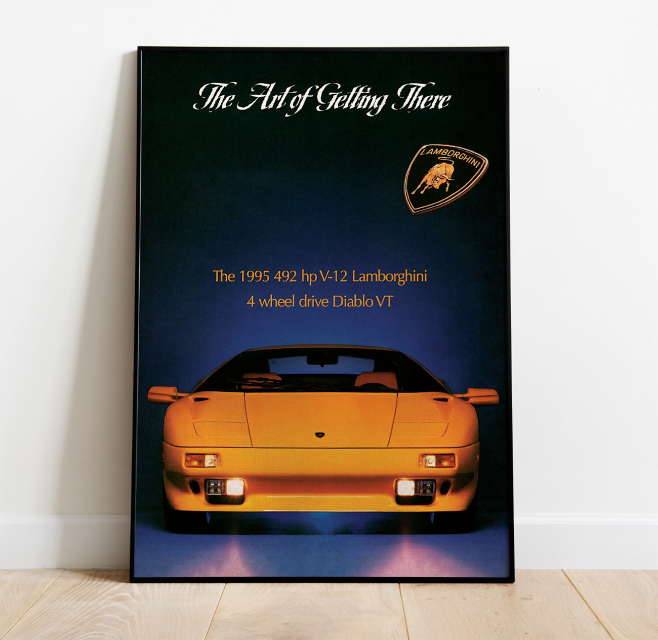 Lamborghini Diablo VT #2 Vintage Poster