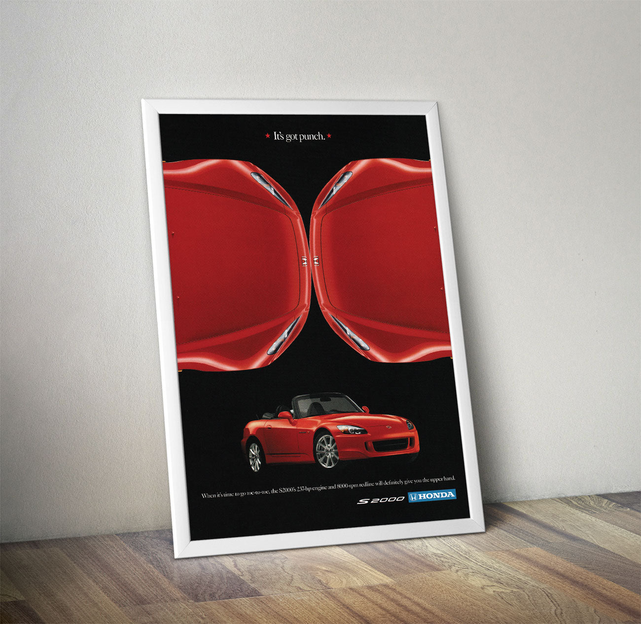 Honda S2000 Ad Vintage Poster