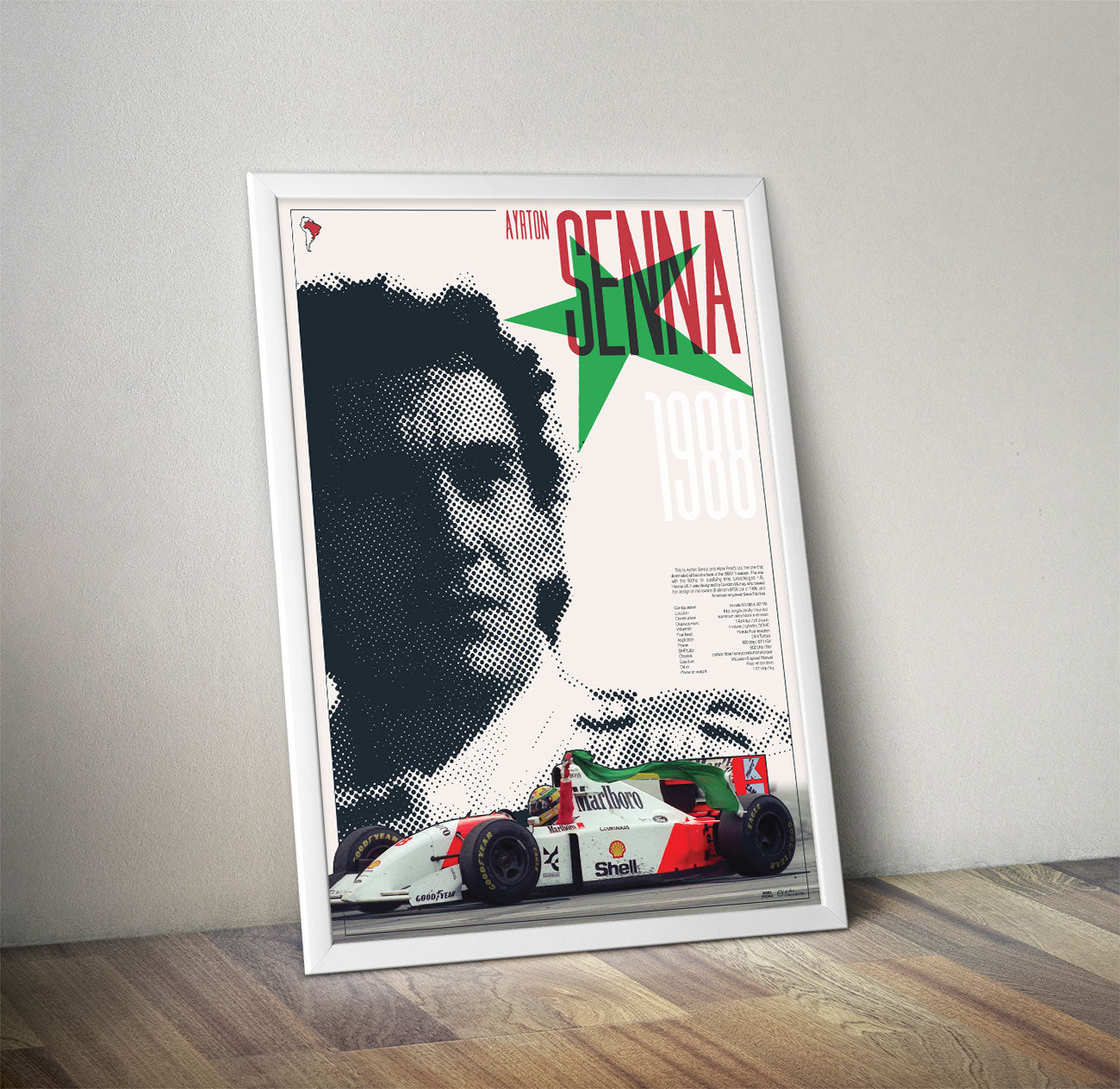 Ayrton Senna x McLaren MP4/4 F1- Atelier de l'Automobile