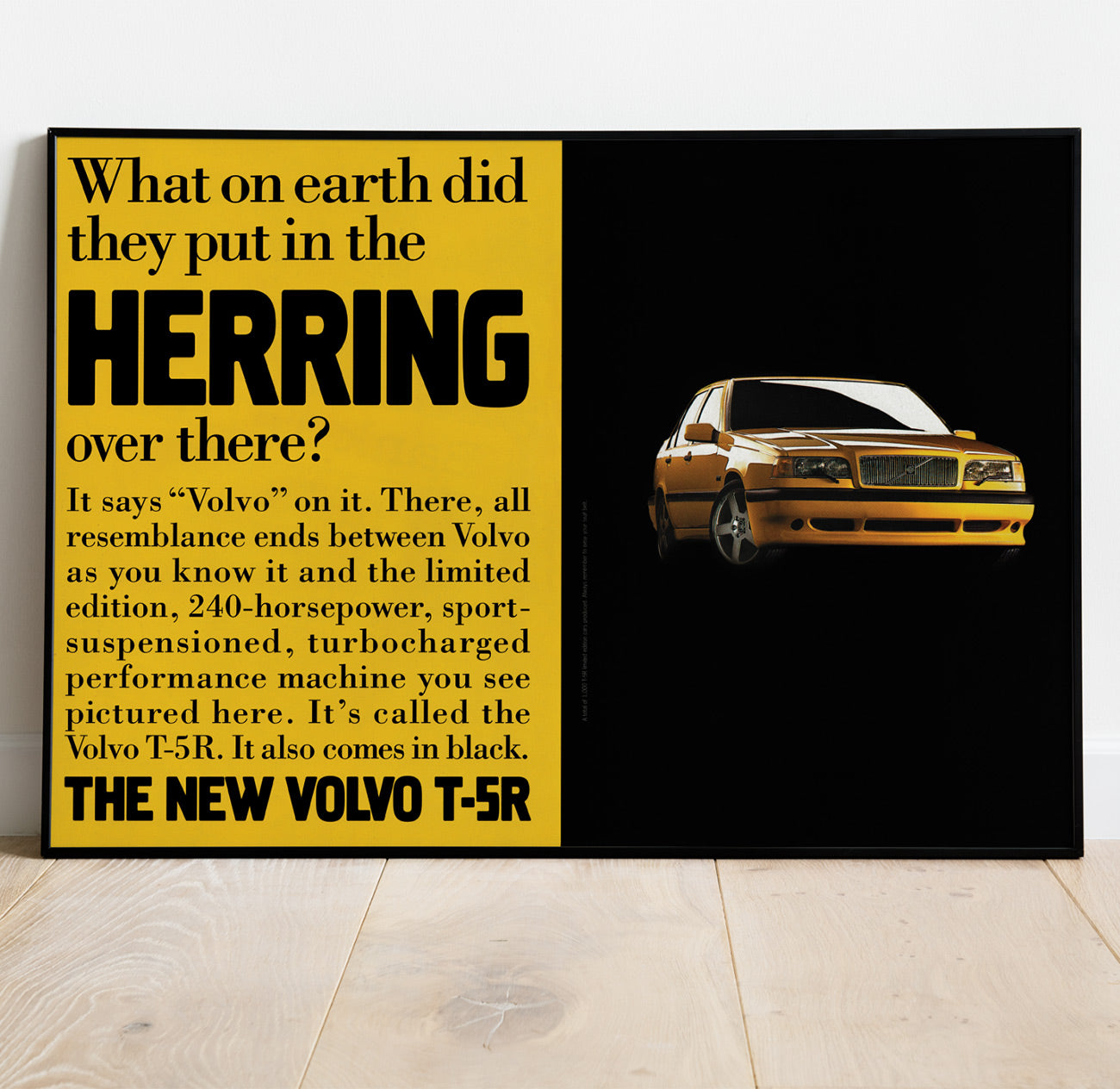 Volvo T-5R Vintage Poster