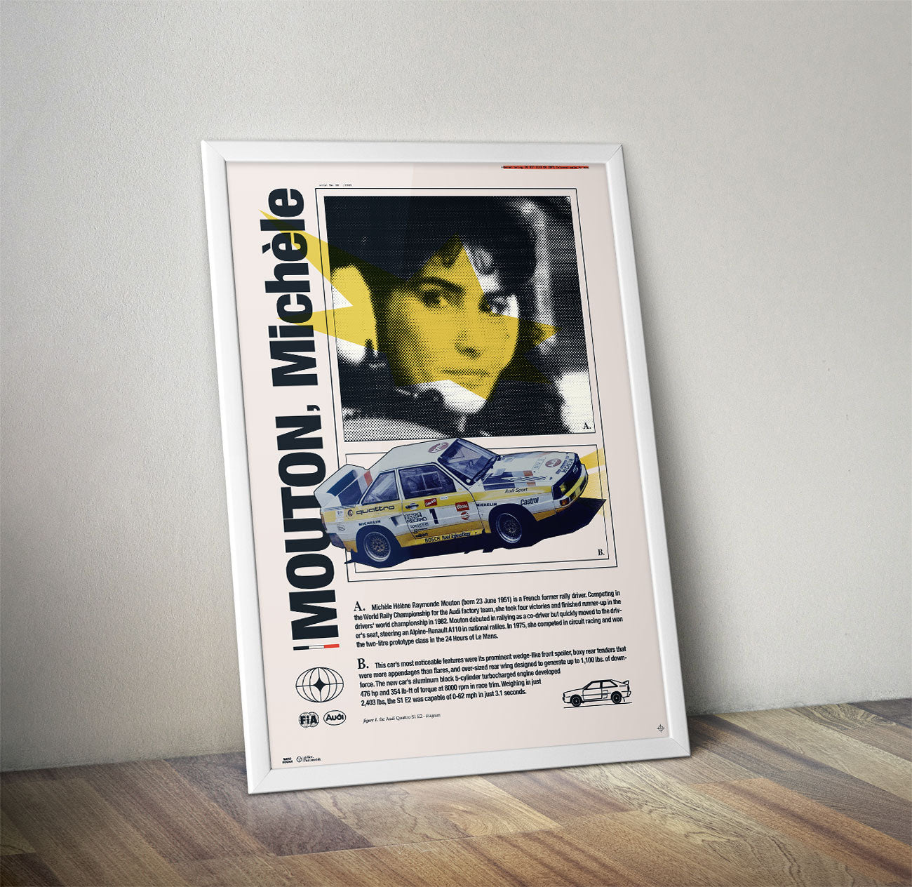 Michèle Mouton x Audi Quattro - Atelier de l'Automobile
