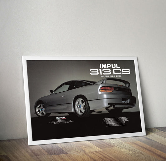 Nissan 180 SX Impul 313 CS Vintage Poster