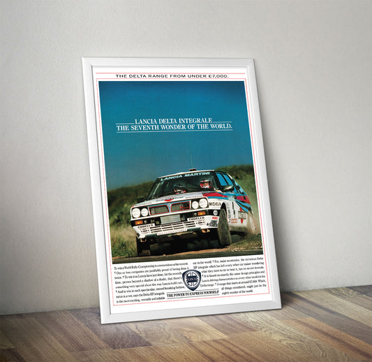 Lancia Delta Integrale Rally UK Advert