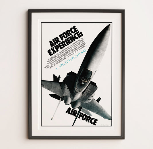 F-15 Strike Eagle #2 x USAF Vintage Poster