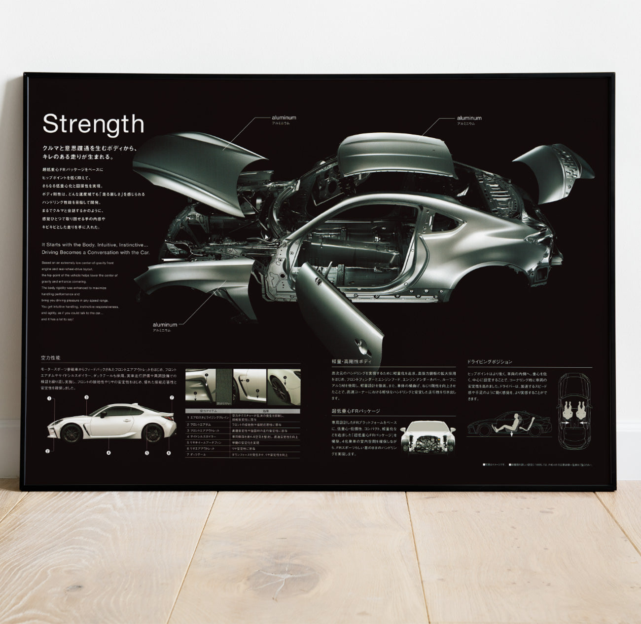 Toyota GR86 Chassis Poster - Limited Edition
