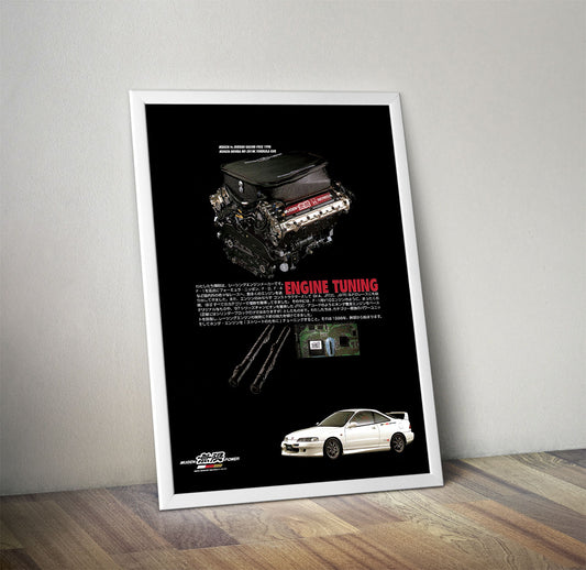 Mugen / Honda Engine Tuning Vintage Poster