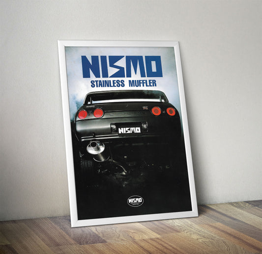 Nissan Skyline GT-R R32 Nismo Vintage Poster