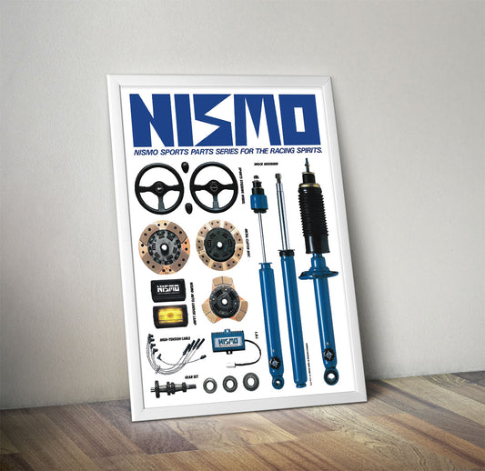 Nismo Sport Parts Vintage Poster