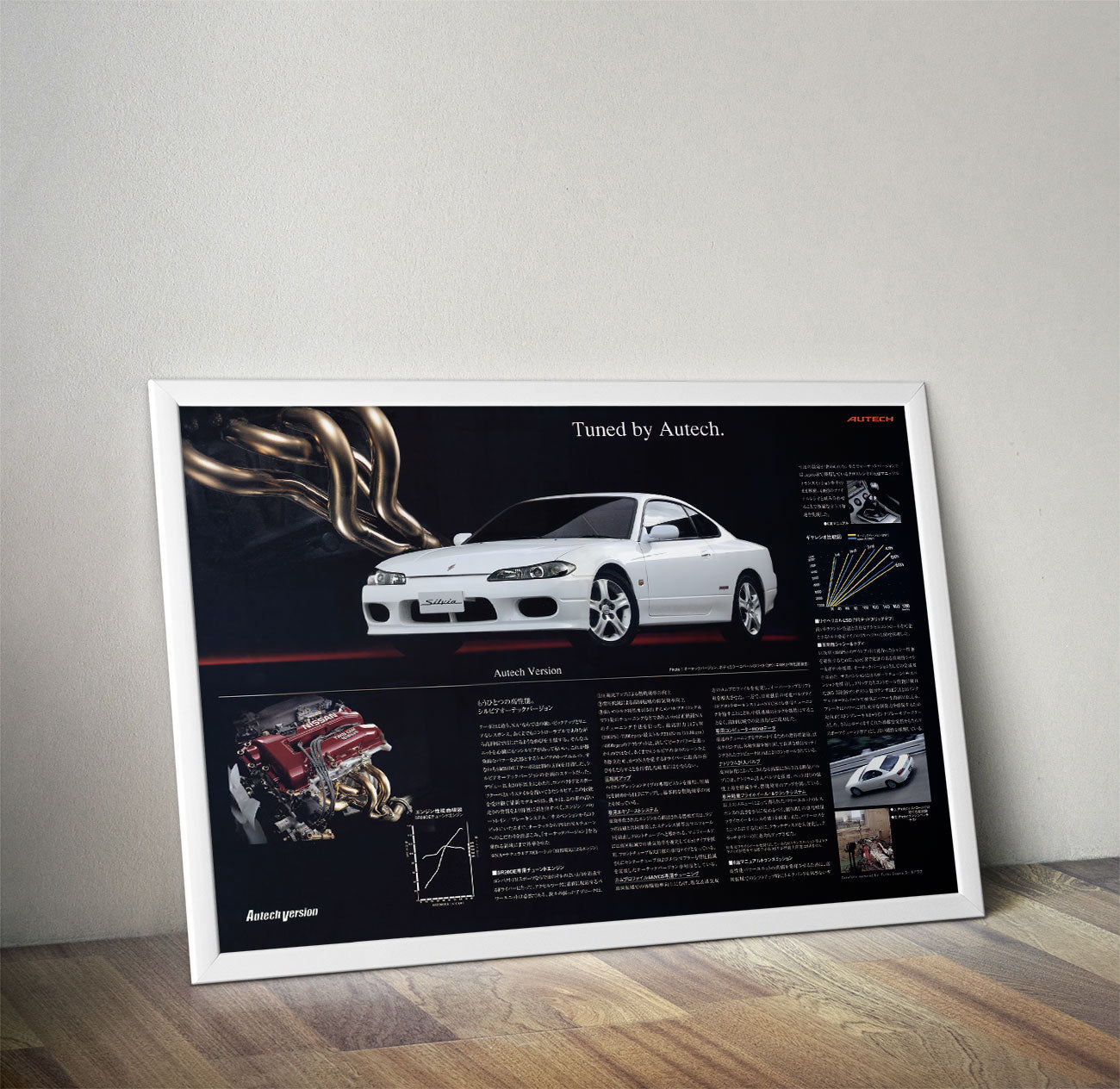 Nissan Silvia S15 Autech Vintage Poster