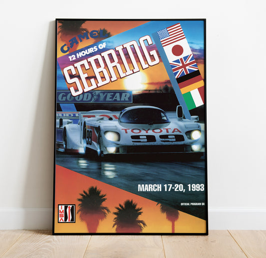 IMSA 12 Hours of Sebring - 1993 Programme Cover