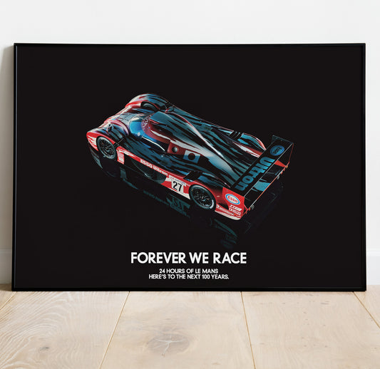 Toyota GT-One Le Mans 100th Anniversary Poster